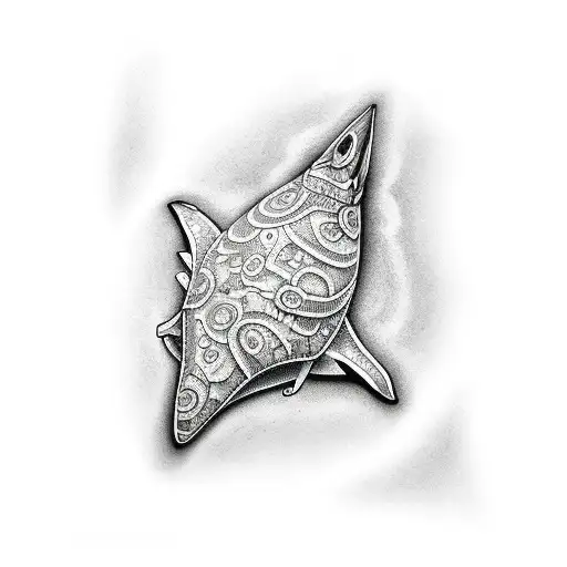 stingray tattoo design idea