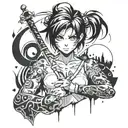 11six tattoo design idea