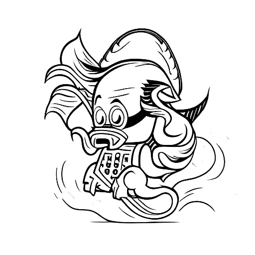 dodge small tattoo design idea