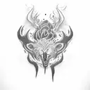 Reilly script tattoo design idea