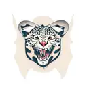 leopard gecko tattoo design idea