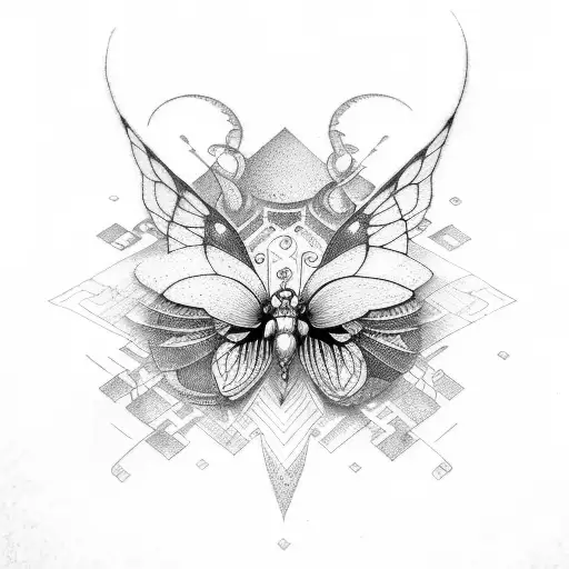 libellule tattoo design idea