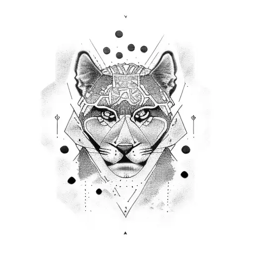 panthera incas tattoo design idea