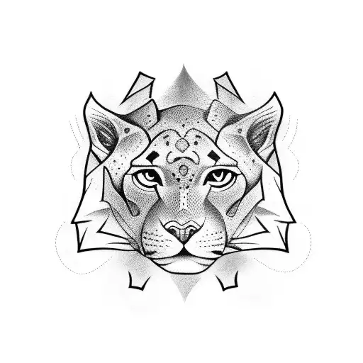 panthera incas tattoo design idea
