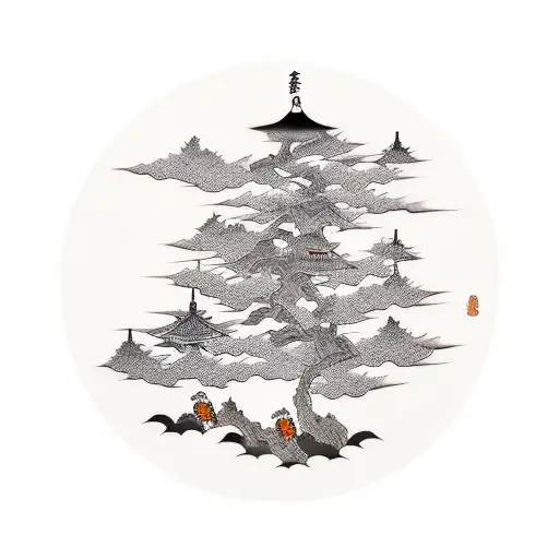 willow tree tattoo design idea