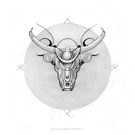 Taurus and cancer  tattoo design idea