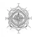 math tattoo that has the equation 1+1+1-4 in it tattoo design idea