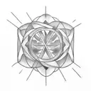 math tattoo that has the equation 1+1+1-4 in it tattoo design idea