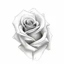 nail cross with roses  tattoo design idea