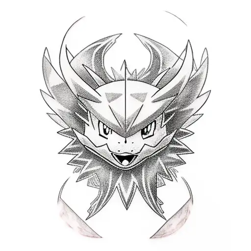 pokemon sleeve tattoo design idea