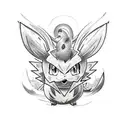 pokemon sleeve tattoo design idea