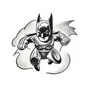 logo batman  tattoo design idea