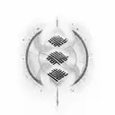 A binary code representation of a Bible verse tattoo design idea