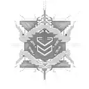 A binary code representation of a Bible verse tattoo design idea