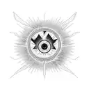 itachi sharingan and it's raven tattoo design idea