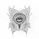 itachi sharingan and it's raven tattoo design idea