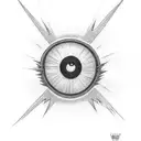 itachi sharingan  tattoo design idea