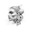 dreamer with future ahead tattoo design idea