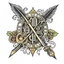 Roman numeral 05 09 2024 tattoo design idea