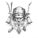 scottish warrior  tattoo design idea