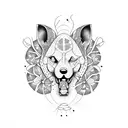 track and field tattoo design idea