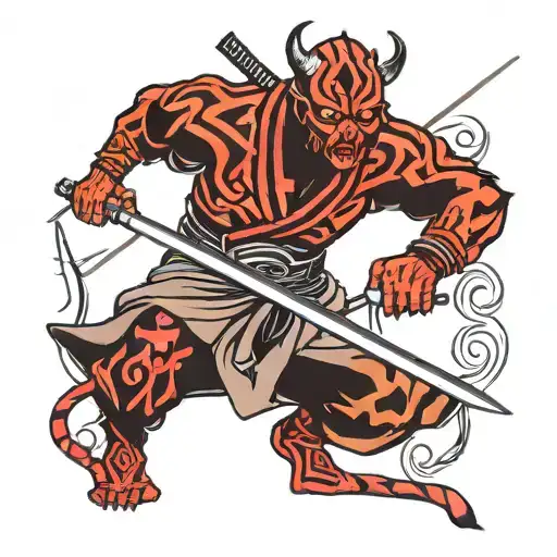 Darth Maul tattoo design idea