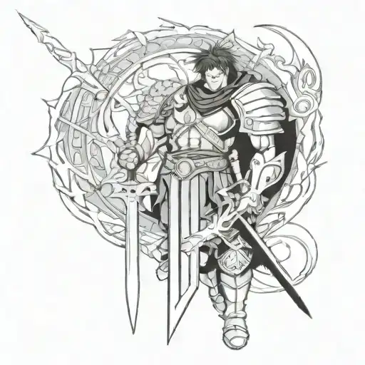 berserk brand tattoo design idea