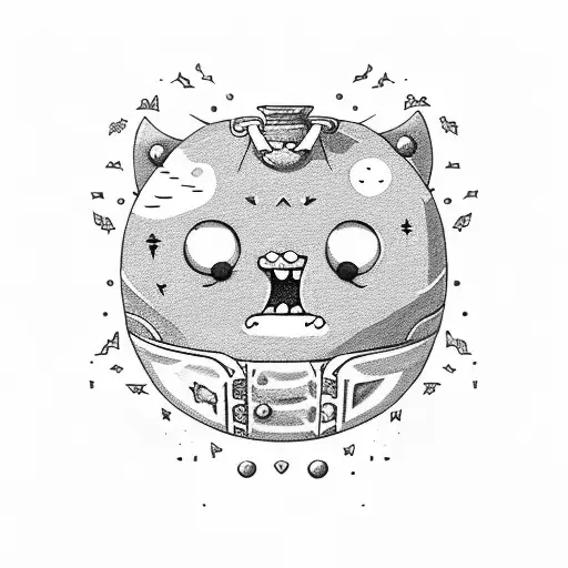 peppermint butler adventure time tattoo design idea