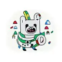 peppermint butler adventure time tattoo design idea