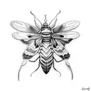 death hawk moth tattoo design idea