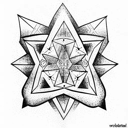 Star tattoo design idea