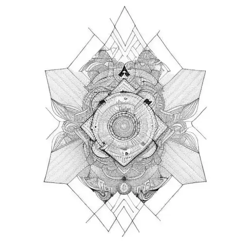 Name Sarah and Louve tattoo design idea