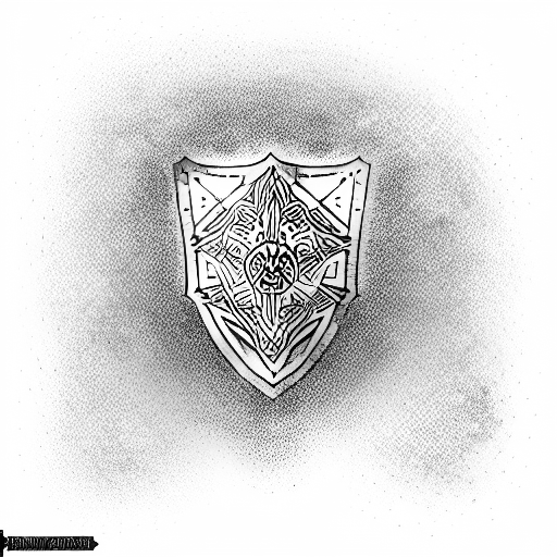Shield tattoo design idea