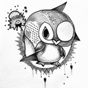 rowlet and mudkip tattoo design idea