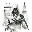 assassins creed tattoo design idea