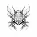 VW bug tattoo design idea