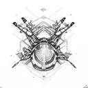 VW bug tattoo design idea