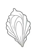 seashell tattoo design idea