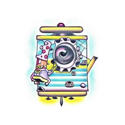 SpongeBob  tattoo design idea