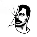 freddie mercury  tattoo design idea