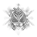 wine tattoo design idea