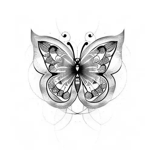 butterfly effect tattoo design idea