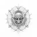 tool band tattoo design idea