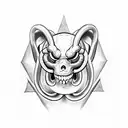  Harley Davison and snake tattoo design idea