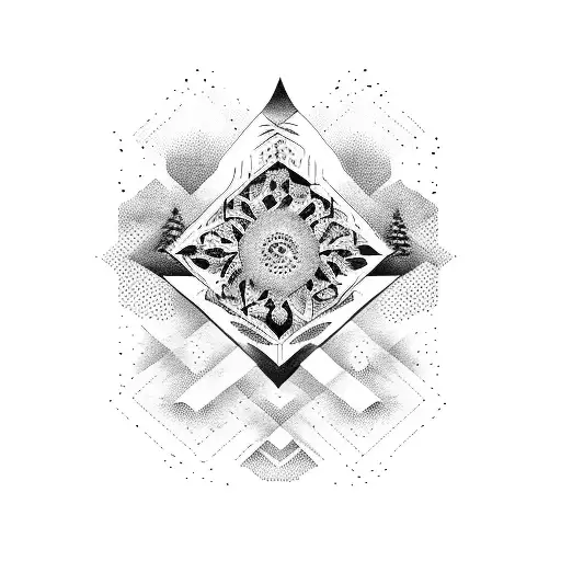 praise on the mountain  tattoo design idea