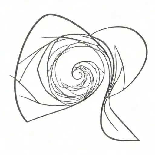 spiral, human body outline tattoo tattoo design idea