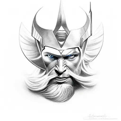 thor tattoo design idea