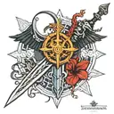 stormlight archives black sword  tattoo design idea
