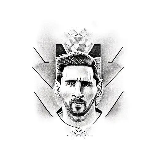 Messi world champion tattoo design idea