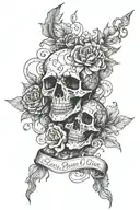even dead I will come back to you hermosa tattoo design idea